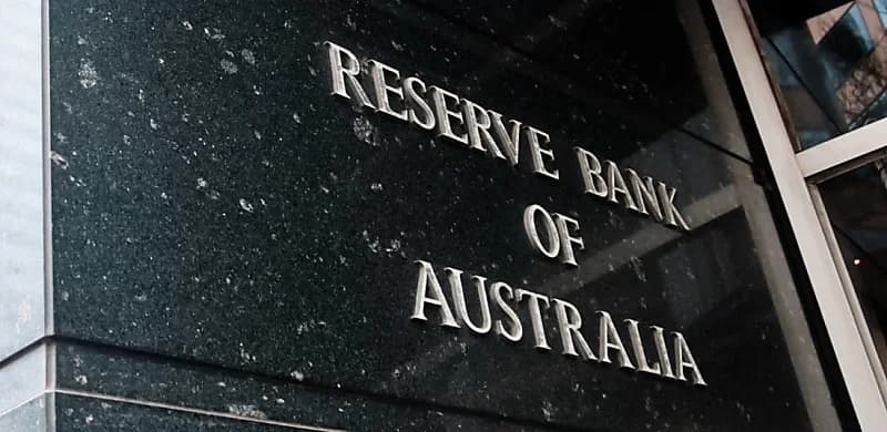 Reserve Bank of Australia building signage